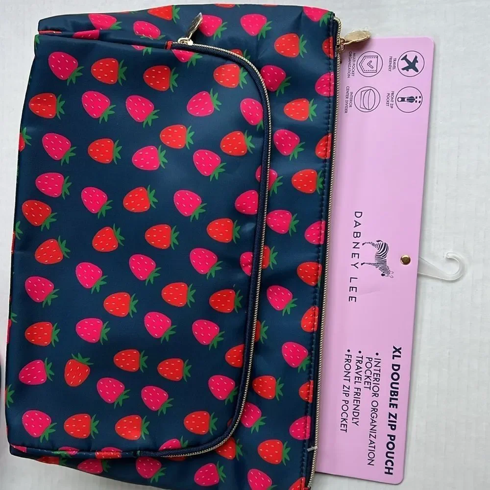 Danny Lee XL Double Zip Cosmetic Case and Pill Case set